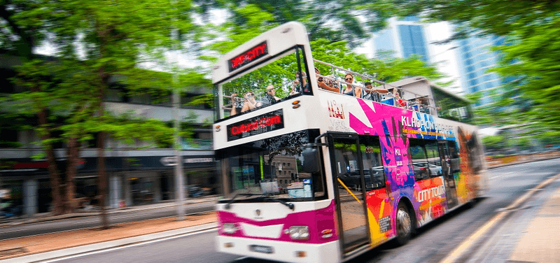 Kuala Lumpur Hop-On Hop-Off Bus Open Top View